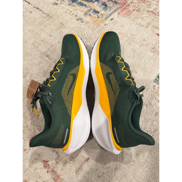 Size 12 - Men Nike Air Zoom Pegasus 41 Green Bay Packers Running Shoes - Picture 6 of 8